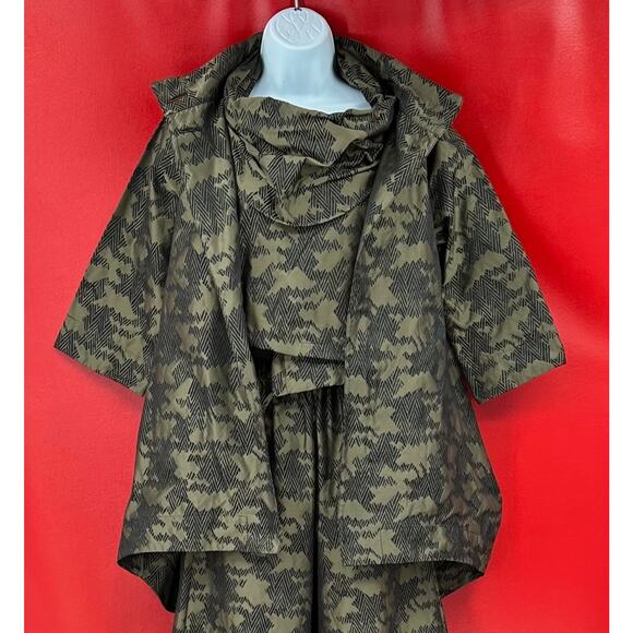 Bryn Walker Pennie Memory Crunch Jacquard Geo Vest Pants, Jacket 3-Piece Set XXS - Picture 14 of 16